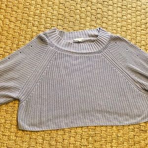 American Eagle Cropped oversized sweater.